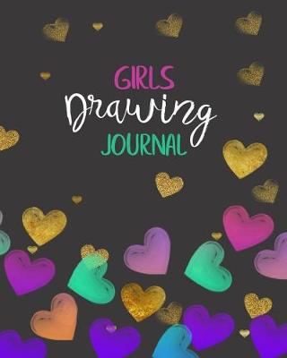 Book cover for Girls Drawing Journal