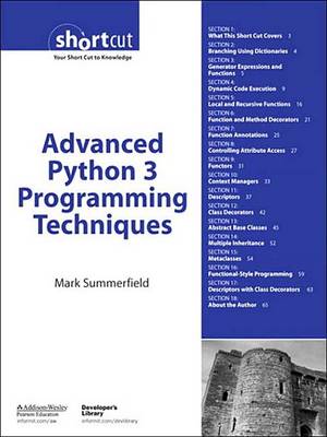 Book cover for Advanced Python 3 Programming Techniques (Digital Short Cut)