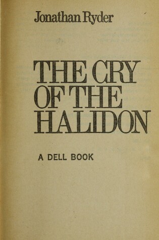 Cover of Cry of the Halidon