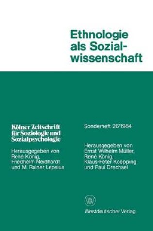 Cover of Ethnologie als Sozialwissenschaft