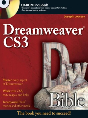 Cover of Dreamweaver CS3 Bible