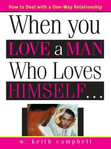 Book cover for When You Love a Man Who Loves Himself