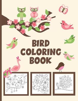 Book cover for Bird Coloring Book