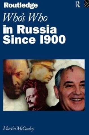 Cover of Who's Who in Russia since 1900