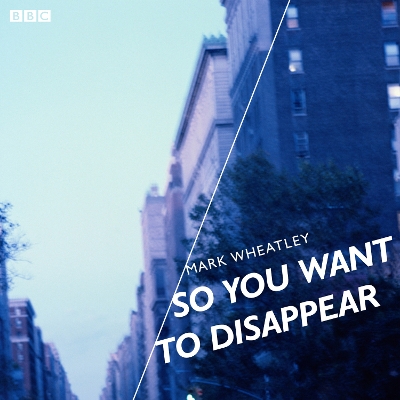 Book cover for So You Want To Disappear