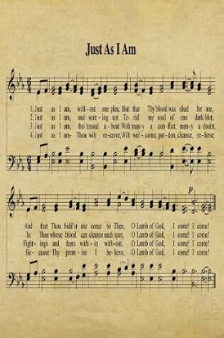 Cover of Just As I Am Hymn Journal