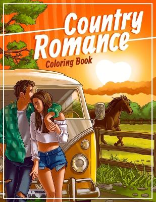 Book cover for Country Romance Coloring Book