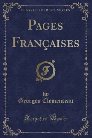 Cover of Pages Françaises (Classic Reprint)