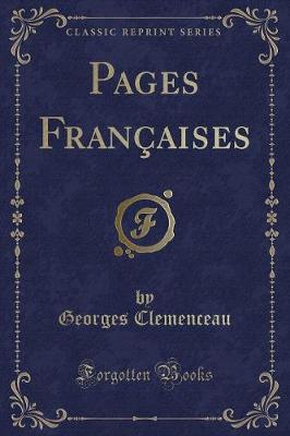 Book cover for Pages Françaises (Classic Reprint)