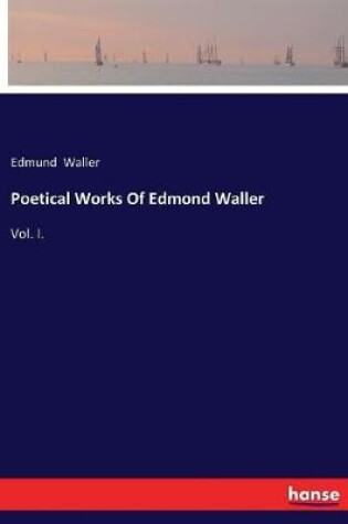 Cover of Poetical Works Of Edmond Waller