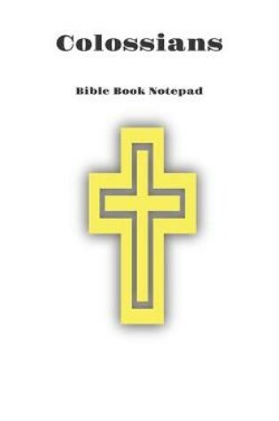Cover of Bible Book Notepad Colossians