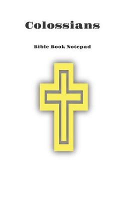 Book cover for Bible Book Notepad Colossians