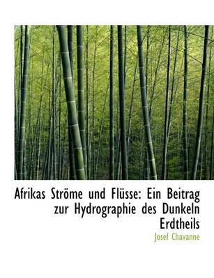 Book cover for Afrikas Strapme Und Fla1/4sse
