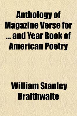 Book cover for Anthology of Magazine Verse and Yearbook of American Poetry