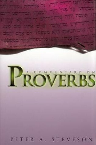 Cover of A Commentary on Proverbs