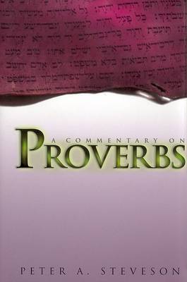 Book cover for A Commentary on Proverbs