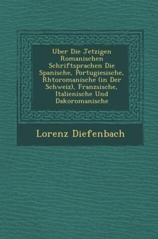 Cover of Uber Die Jetzigen Romanischen Schriftsprachen Die Spanische, Portugiesische, Rh Toromanische (in Der Schweiz), Franz Sische, Italienische Und Dakoromanische