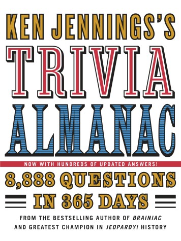 Book cover for Ken Jennings's Trivia Almanac