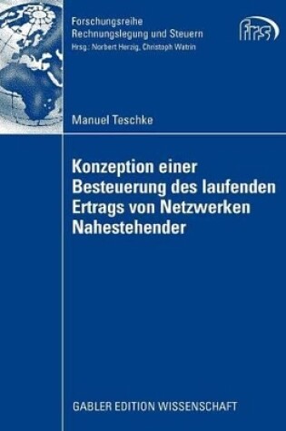 Cover of Konzeption einer Besteuerung des laufenden Ertrags von Netzwerken Nahestehender