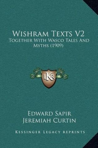 Cover of Wishram Texts V2