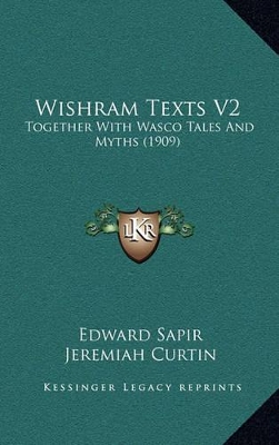 Book cover for Wishram Texts V2