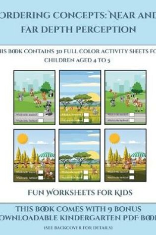 Cover of Fun Worksheets for Kids (Ordering concepts