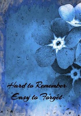 Book cover for Hard to Remember Easy to Forget