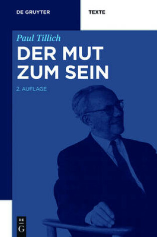 Cover of Der Mut Zum Sein