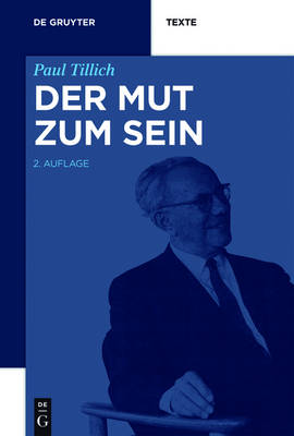 Cover of Der Mut Zum Sein
