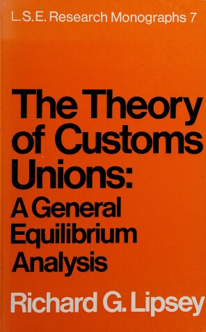 Cover of Theory of Customs Union