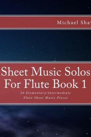 Cover of Sheet Music Solos For Flute Book 1