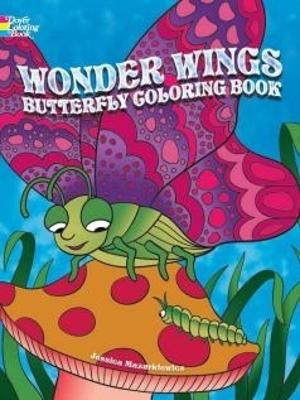 Book cover for Wonder Wings Butterfly Coloring Book