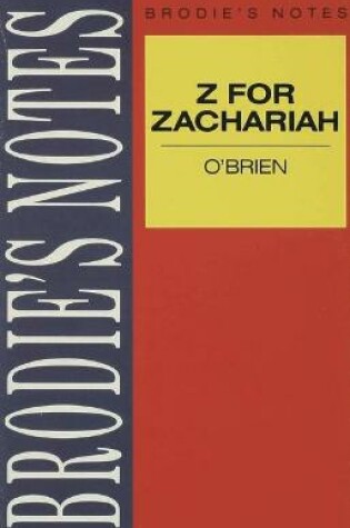 Cover of O'Brien: Z for Zachariah