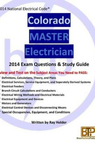 Cover of Colorado 2014 Master Electrician Study Guide