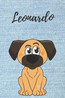 Book cover for Personalisiertes Notizbuch - Hunde Leonardo