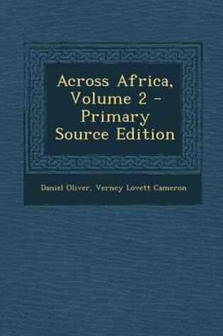 Cover of Across Africa, Volume 2