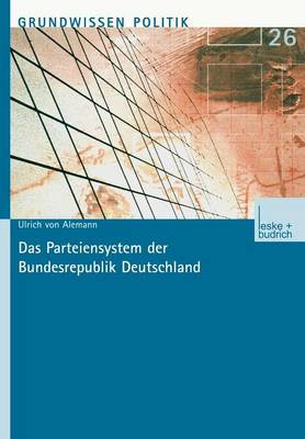 Cover of Das Parteiensystem der Bundesrepublik Deutschland