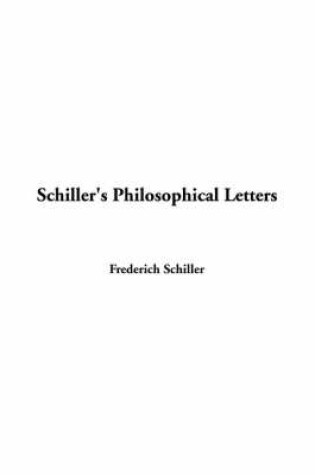 Cover of Schiller's Philosophical Letters