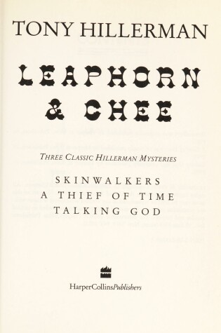 Cover of Leaphorn & Chee