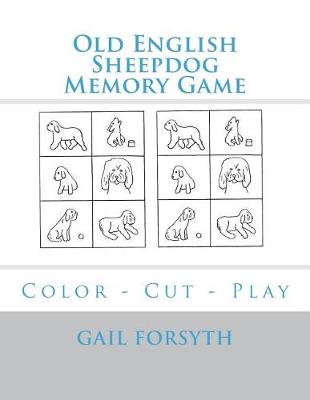 Book cover for Old English Sheepdog Memory Game