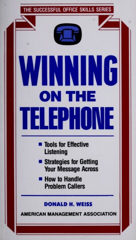 Book cover for Winning on the Telephone