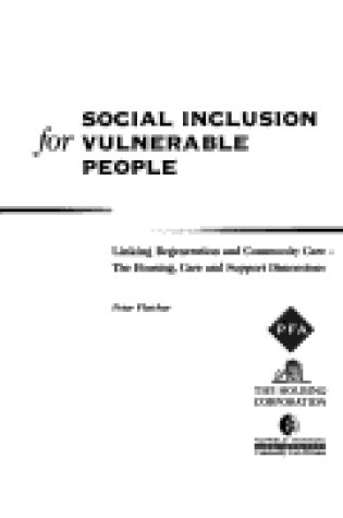 Cover of Social Inclusion for Vulnerable People