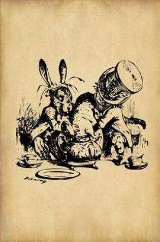 Cover of Alice in Wonderland Journal - Mad Hatter's Tea Party
