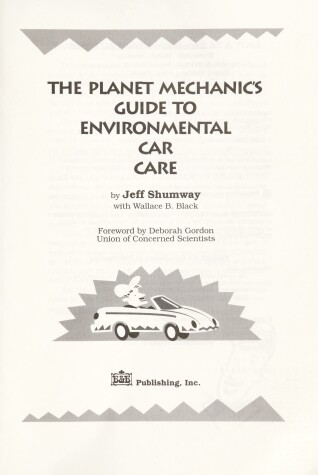 Book cover for The Planet Mechanic's Guide to Environmental Car Care