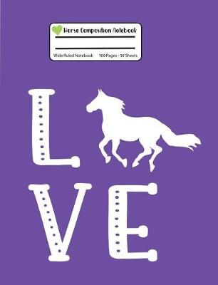 Book cover for Horse Composition Notebook