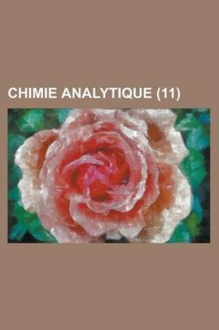 Cover of Chimie Analytique (11 )