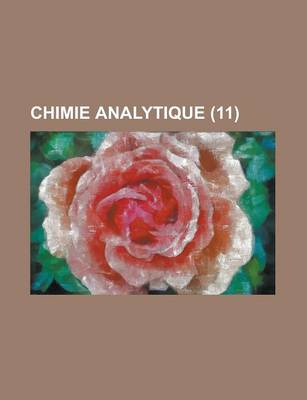 Book cover for Chimie Analytique (11 )