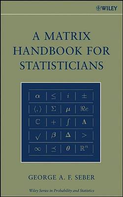 Cover of A Matrix Handbook for Statisticians