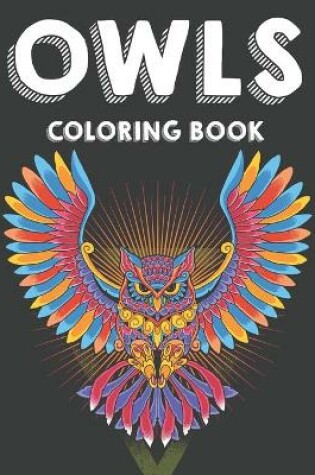 Cover of Owls Coloring Book