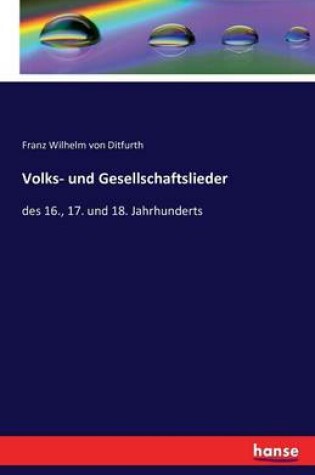 Cover of Volks- und Gesellschaftslieder